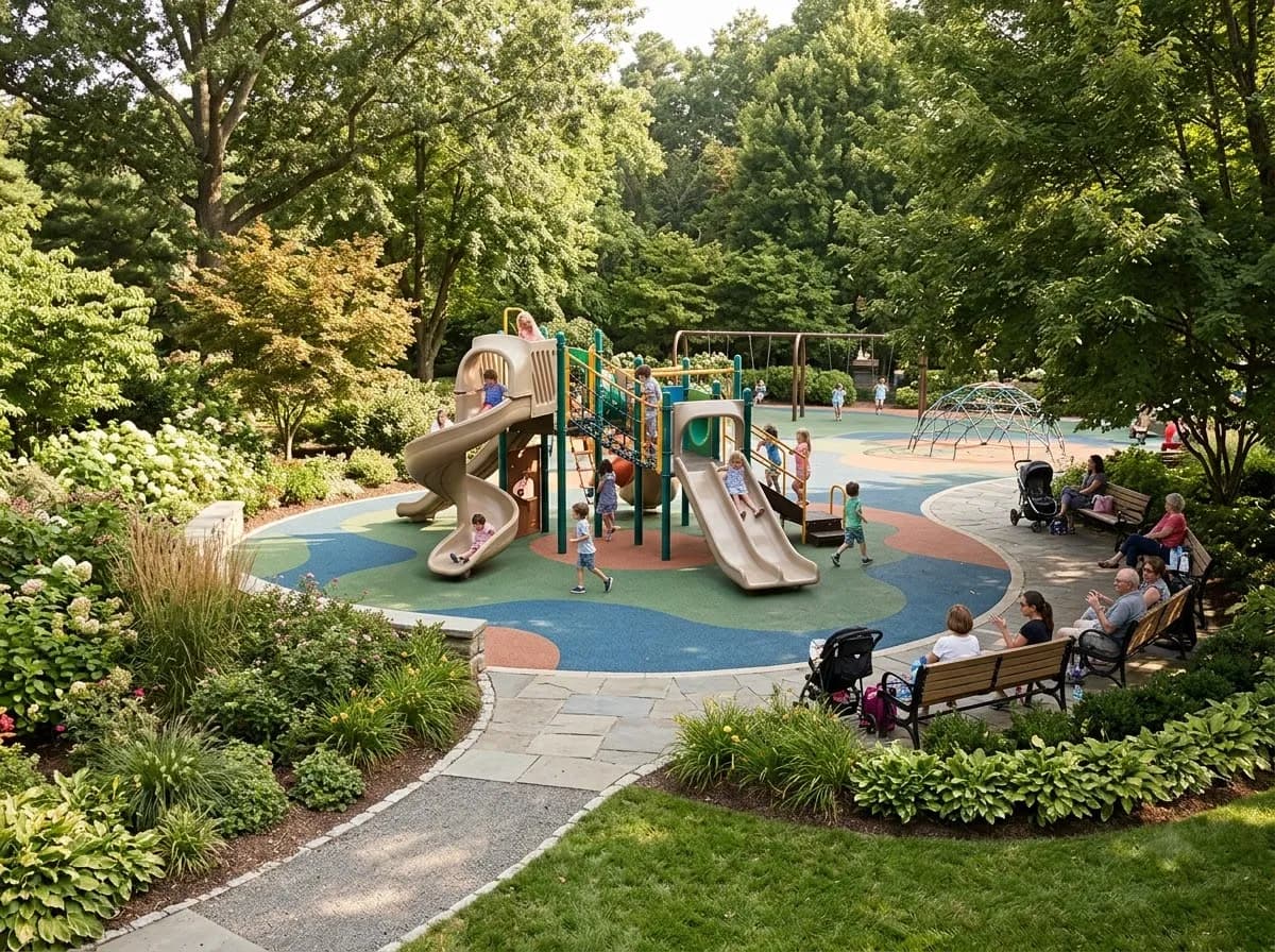 Kids' play garden