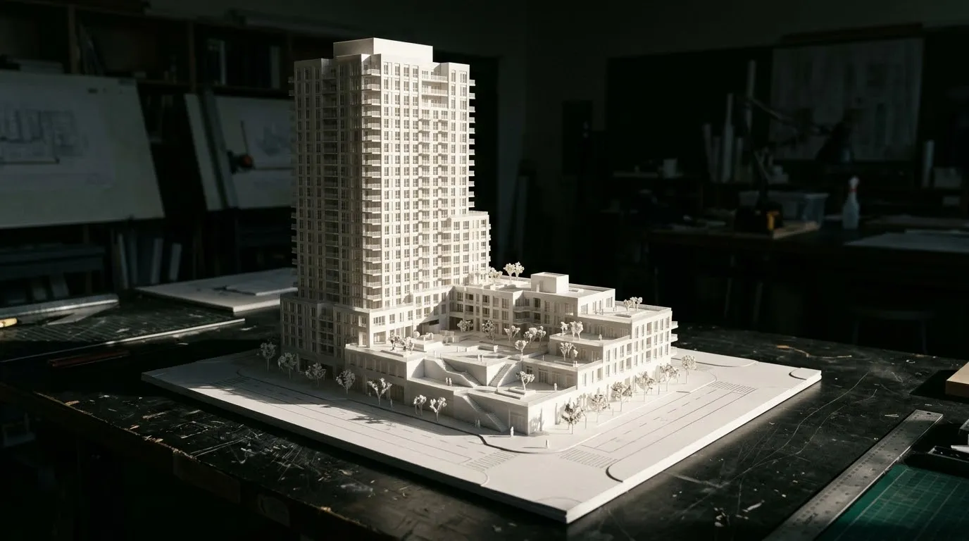 Architectural scale model of Skyline